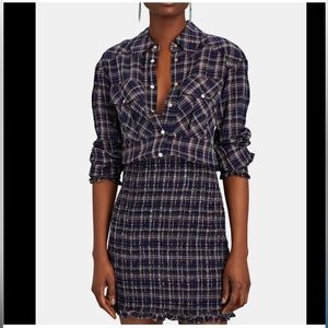 VERONICA BEARD Melnar Plaid Dress Sz 6